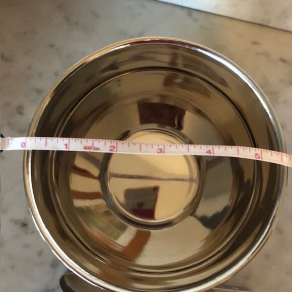 BILTMORE Leather Wrapped Ice Bucket with Ice Tongs Set - Picture 11 of 13